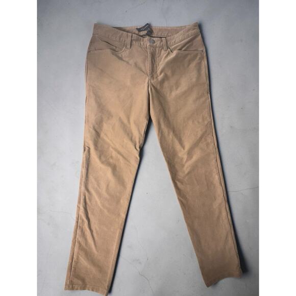 Lululemon Other - Lululemon ABC Pants Mens 33x30 Slim Fit Khaki Tan Stretch Chino